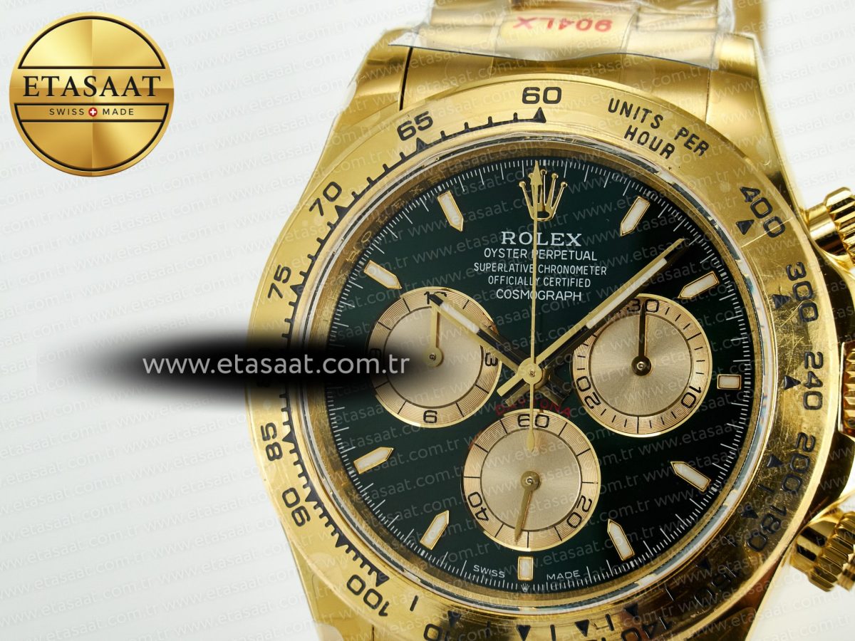 Rolex Daytona 126508 QF 1:1 Best Edition Green Dial On Oyster Bracelet SH4131 V6(Gain Weight) - Görsel 13