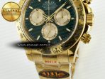 Rolex Daytona 126508 QF 1:1 Best Edition Green Dial On Oyster Bracelet SH4131 V6(Gain Weight) - Görsel 14