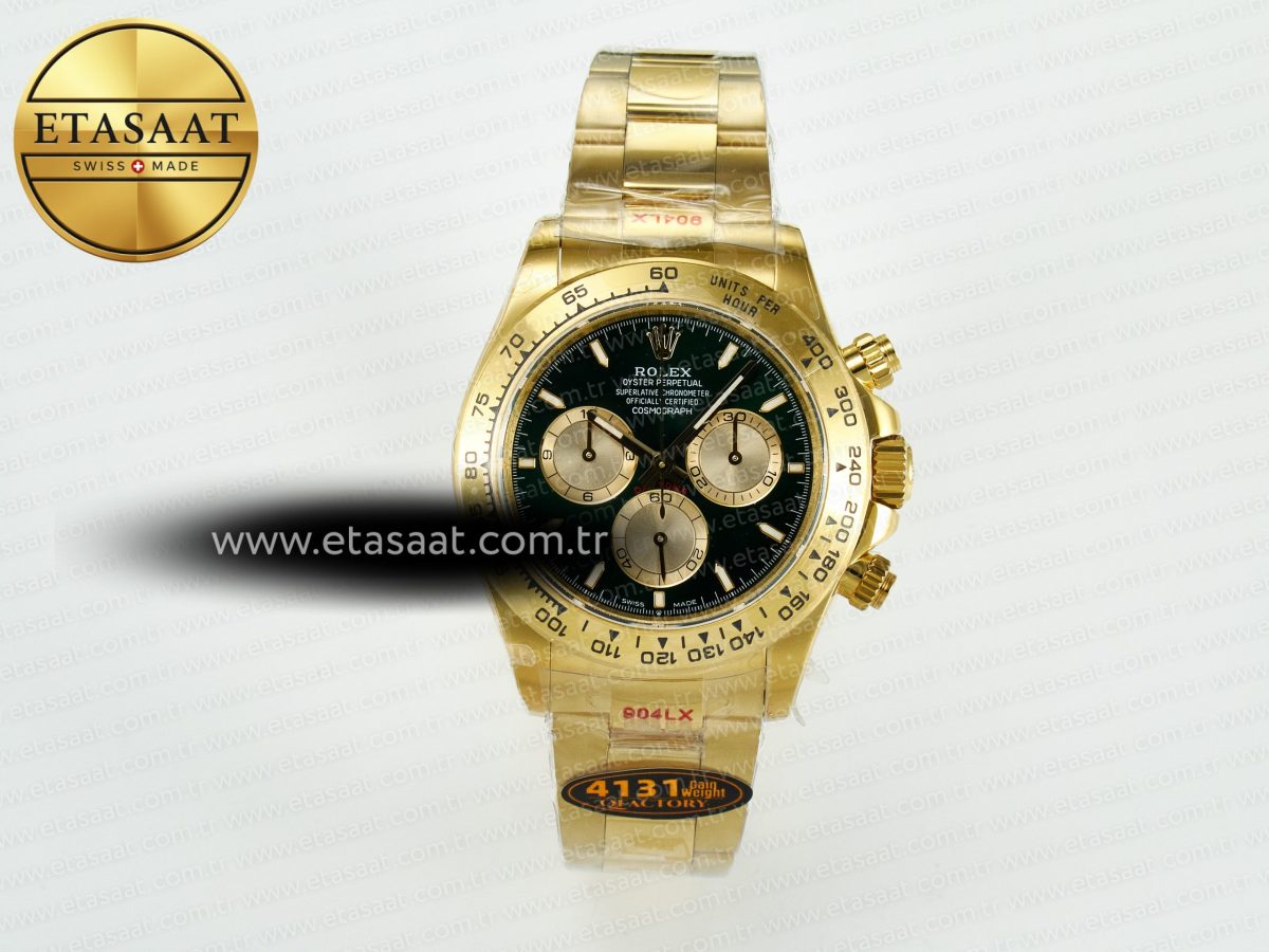 Rolex Daytona 126508 QF 1:1 Best Edition Green Dial On Oyster Bracelet SH4131 V6(Gain Weight) - Görsel 3