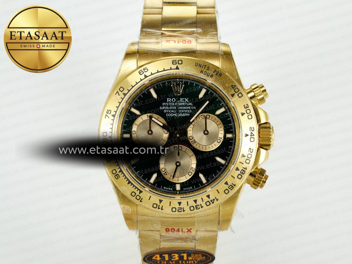 Rolex Daytona 126508 QF 1:1 Best Edition Green Dial On Oyster Bracelet SH4131 V6(Gain Weight) - Görsel 4