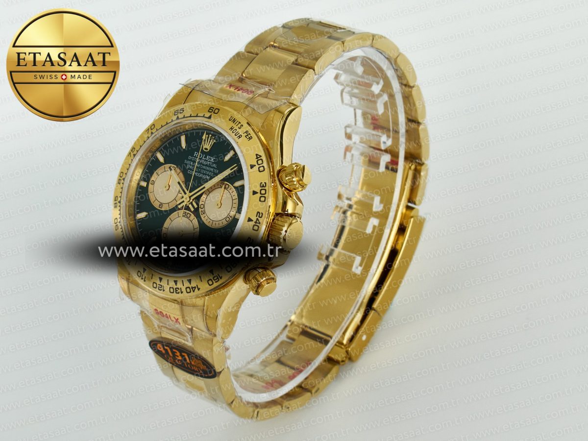Rolex Daytona 126508 QF 1:1 Best Edition Green Dial On Oyster Bracelet SH4131 V6(Gain Weight) - Görsel 6
