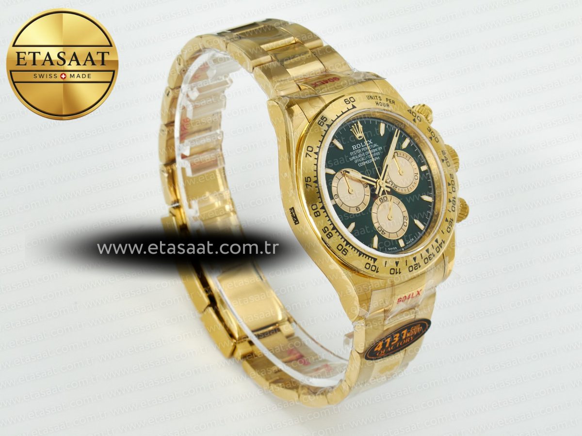 Rolex Daytona 126508 QF 1:1 Best Edition Green Dial On Oyster Bracelet SH4131 V6(Gain Weight) - Görsel 7