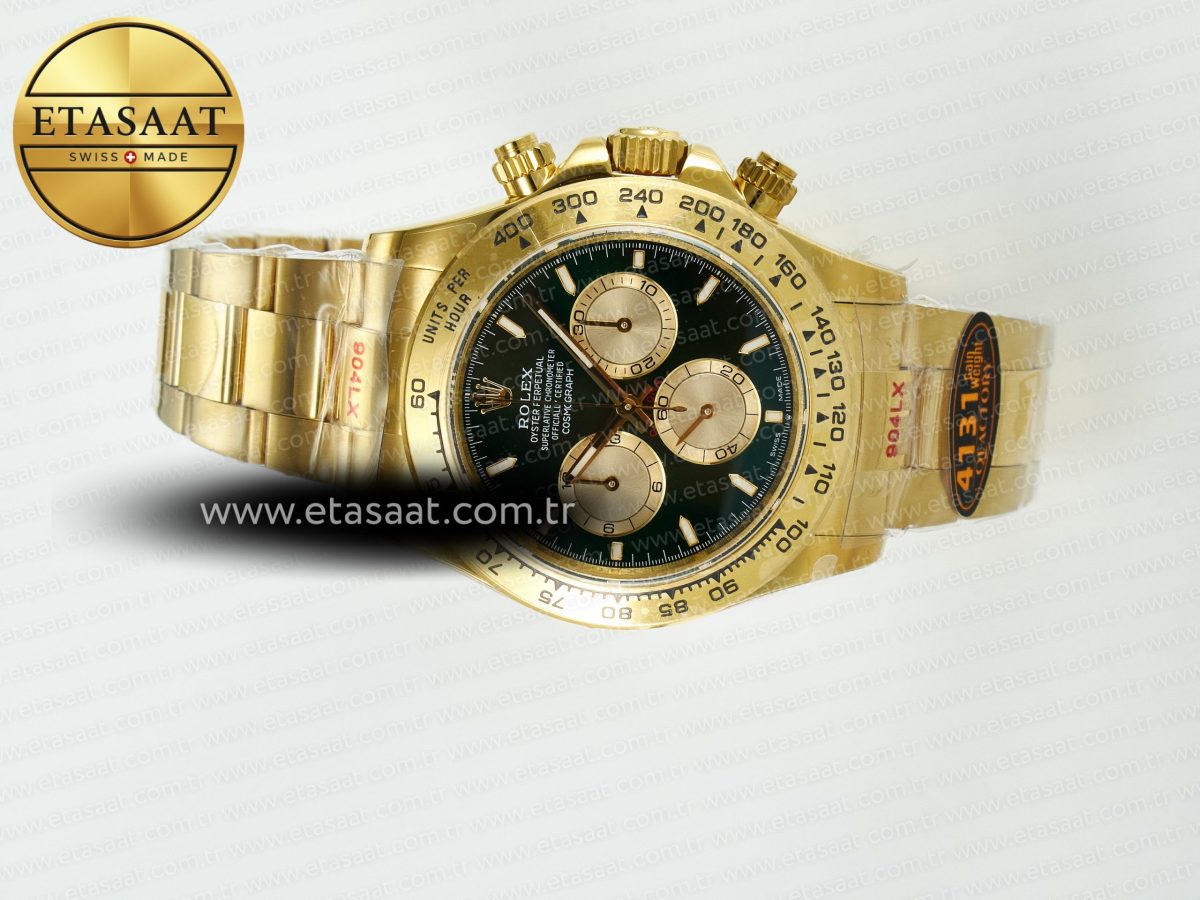 Rolex Daytona 126508 QF 1:1 Best Edition Green Dial On Oyster Bracelet SH4131 V6(Gain Weight) - Görsel 8