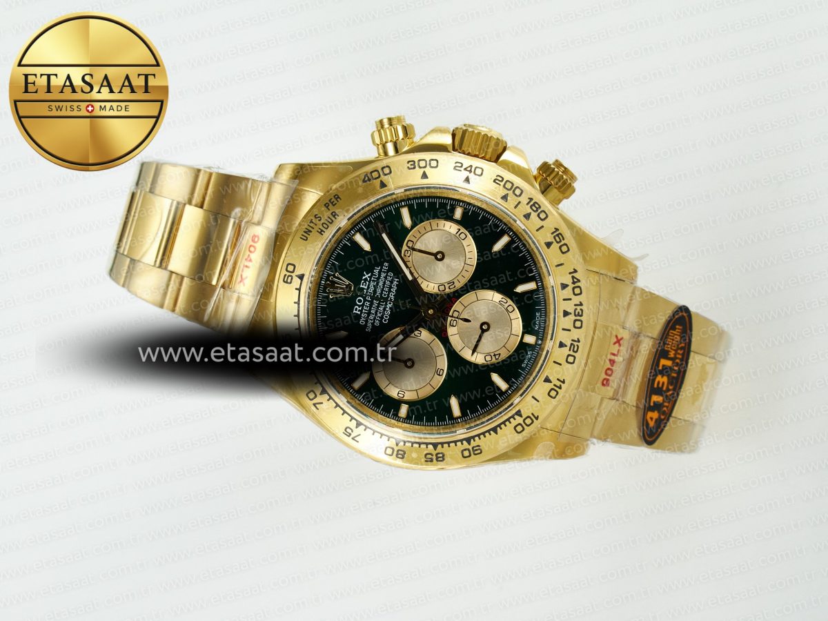 Rolex Daytona 126508 QF 1:1 Best Edition Green Dial On Oyster Bracelet SH4131 V6(Gain Weight) - Görsel 9