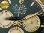Rolex Daytona 126508 QF 1:1 Best Edition Green Dial Stick Markers On YG Bracelet SH4131 V6(Gain Weight) - Görsel 10