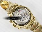 Rolex Daytona 126508 QF 1:1 Best Edition Green Dial Stick Markers On YG Bracelet SH4131 V6(Gain Weight) - Görsel 20
