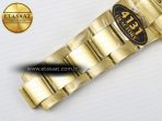 Rolex Daytona 126508 QF 1:1 Best Edition Green Dial Stick Markers On YG Bracelet SH4131 V6(Gain Weight) - Görsel 26