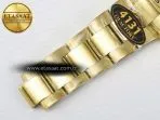 Rolex Daytona 126508 QF 1:1 Best Edition Green Dial Stick Markers On YG Bracelet SH4131 V6（Gain Weight） - Görsel 26