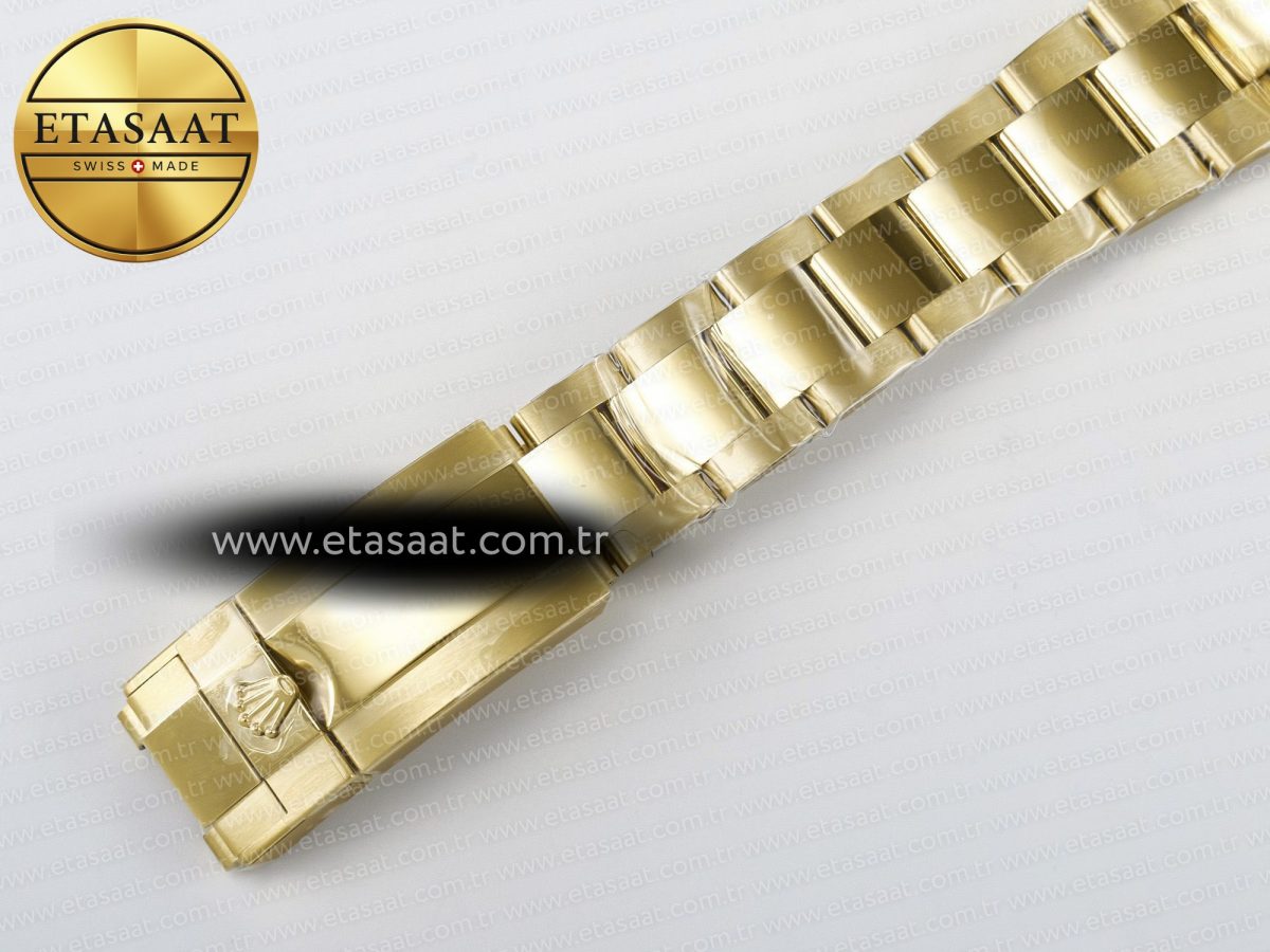 Rolex Daytona 126508 QF 1:1 Best Edition Green Dial Stick Markers On YG Bracelet SH4131 V6（Gain Weight） - Görsel 27