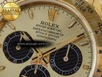 Rolex Daytona 126508 QF 1:1 Best Edition YG/Black Dial on YG Braclet SH4131 V5 - Görsel 10