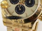 Rolex Daytona 126508 QF 1:1 Best Edition YG/Black Dial on YG Braclet SH4131 V5 - Görsel 13