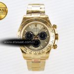 Rolex Daytona 126508 QF YG/Siyah Kadran Bilezik SH4131 V5 Eta Saat - Görsel 3 - 1:1 Süper Klon Saat