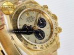 Rolex Daytona 126508 QF 1:1 Best Edition YG/Black Dial on YG Braclet SH4131 V5 - Görsel 5