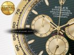 Rolex Daytona 126508 YG APSF 1:1 Best Edition Green Dial Stick Markers On 904L YG Bracelet SH4131 - Görsel 12