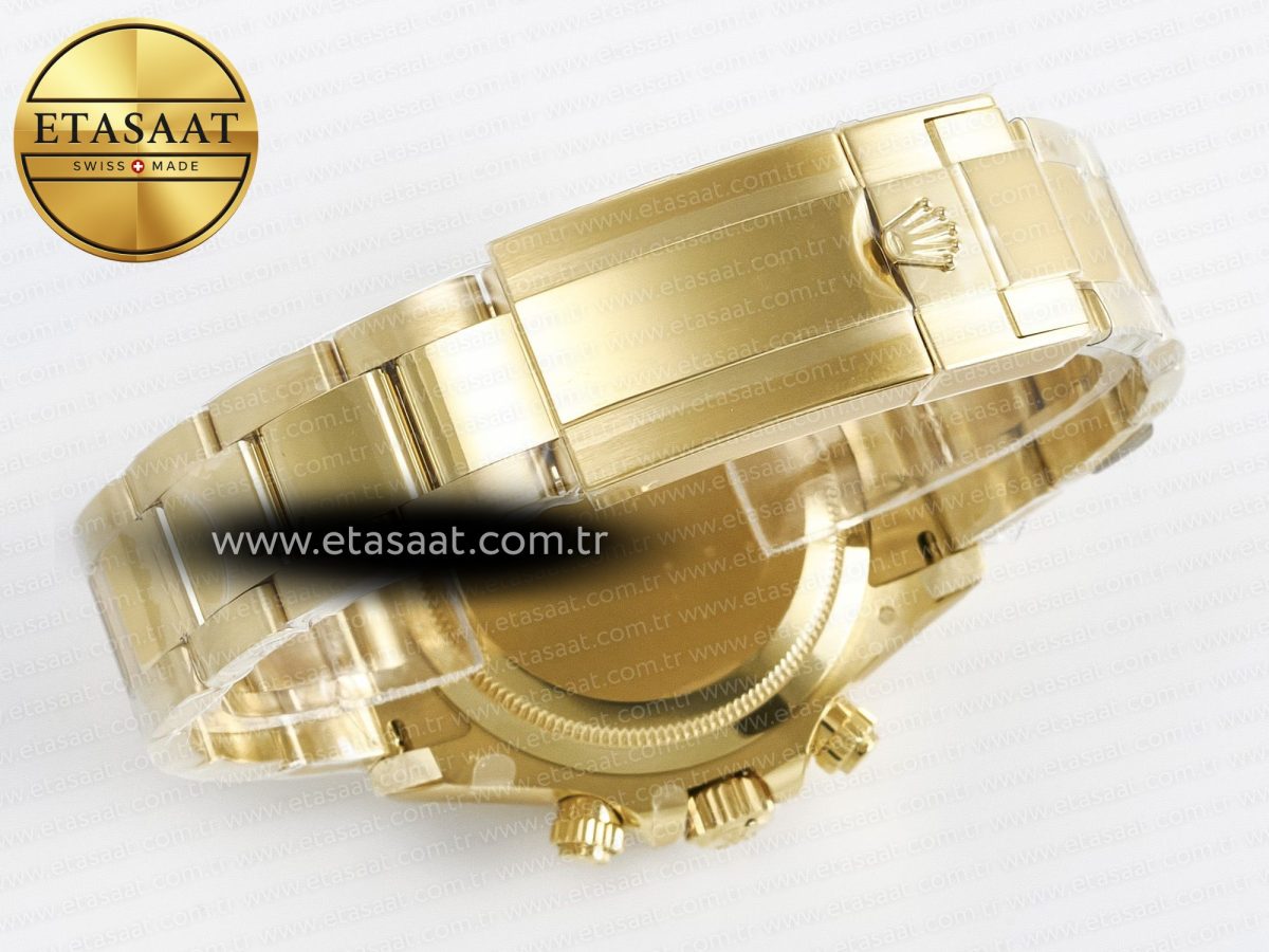 Rolex Daytona 126508 YG APSF 1:1 Best Edition Green Dial Stick Markers On 904L YG Bracelet SH4131 - Görsel 17