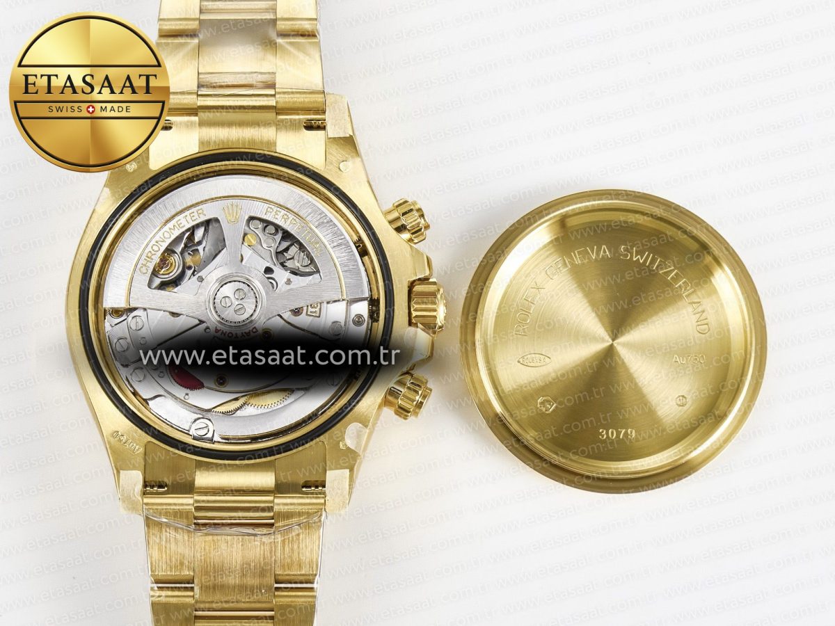 Rolex Daytona 126508 YG APSF 1:1 Best Edition Green Dial Stick Markers On 904L YG Bracelet SH4131 - Görsel 19