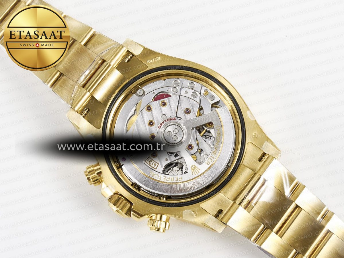 Rolex Daytona 126508 YG APSF 1:1 Best Edition Green Dial Stick Markers On 904L YG Bracelet SH4131 - Görsel 20