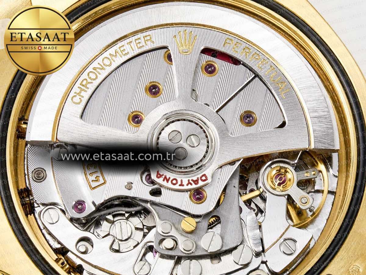 Rolex Daytona 126508 YG APSF 1:1 Best Edition Green Dial Stick Markers On 904L YG Bracelet SH4131 - Görsel 21