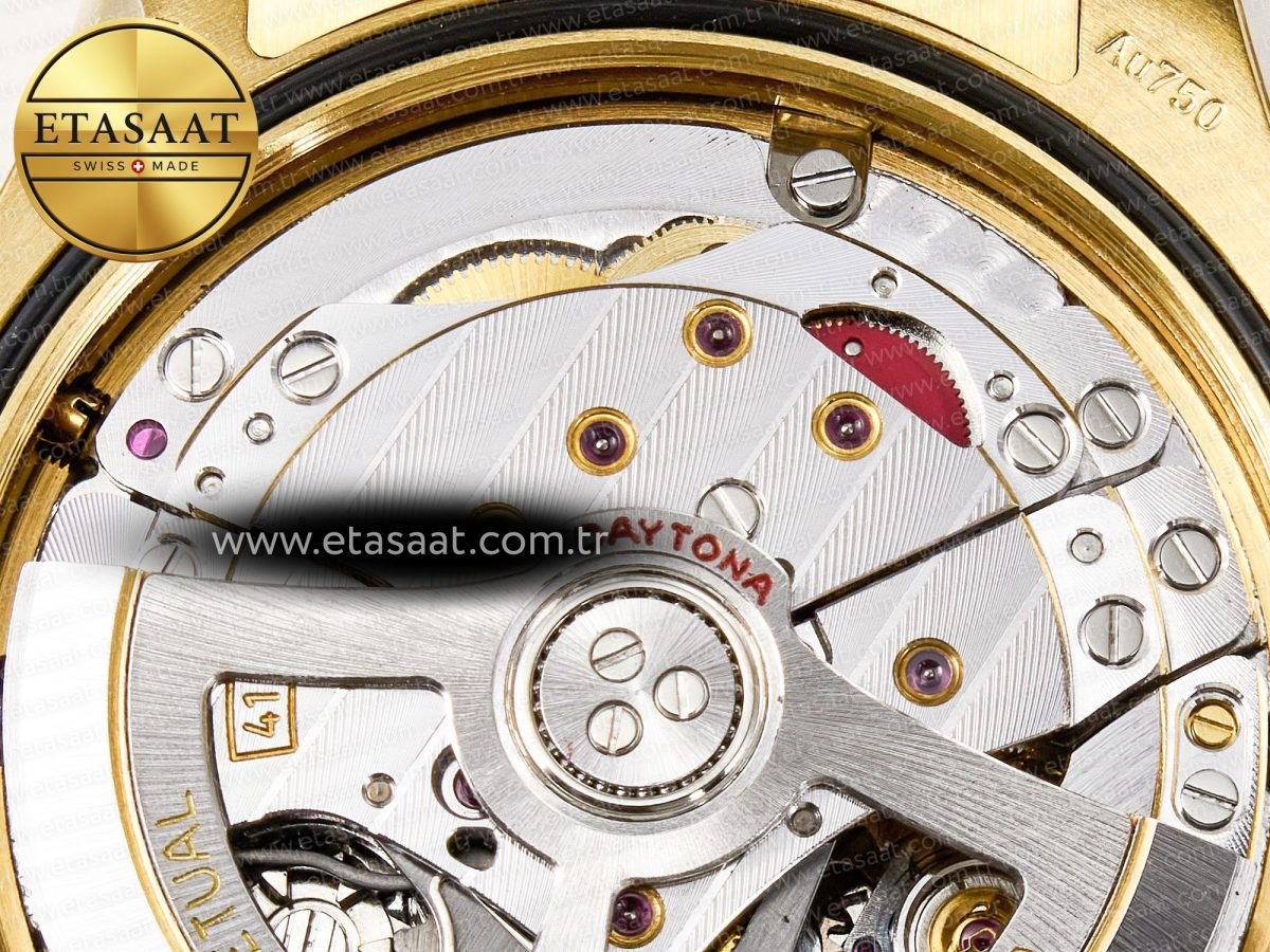 Rolex Daytona 126508 YG APSF 1:1 Best Edition Green Dial Stick Markers On 904L YG Bracelet SH4131 - Görsel 22