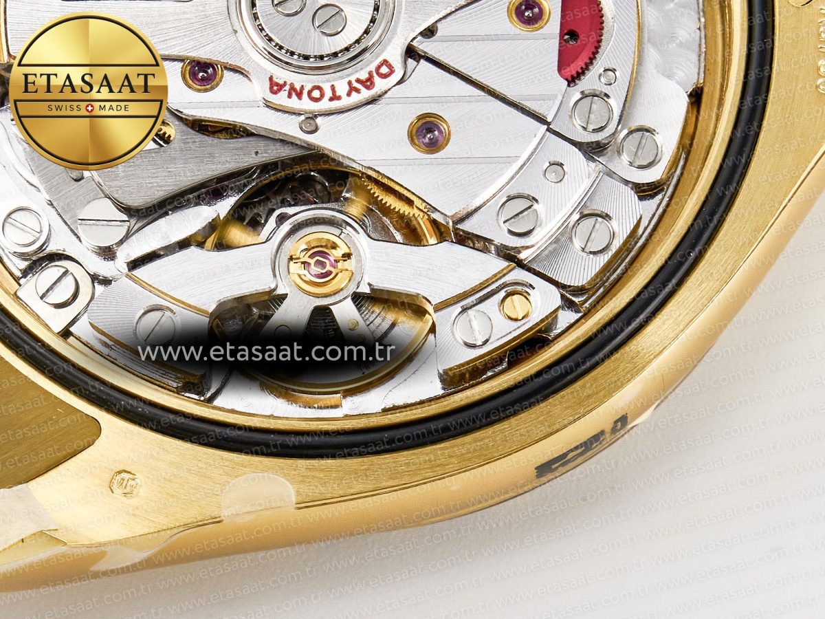 Rolex Daytona 126508 YG APSF 1:1 Best Edition Green Dial Stick Markers On 904L YG Bracelet SH4131 - Görsel 24