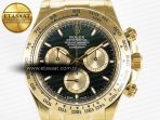 Rolex Daytona 126508 YG APSF 1:1 Best Edition Green Dial Stick Markers On 904L YG Bracelet SH4131 - Görsel 4