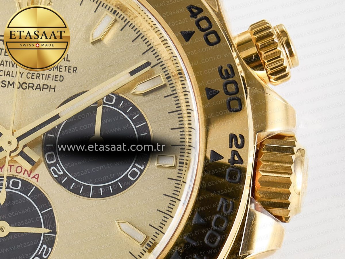 Rolex Daytona 126508 YG Clean 1:1 Best Edition YG/Black Dial on YG Bracelet Super Clone DD4131 - Görsel 11