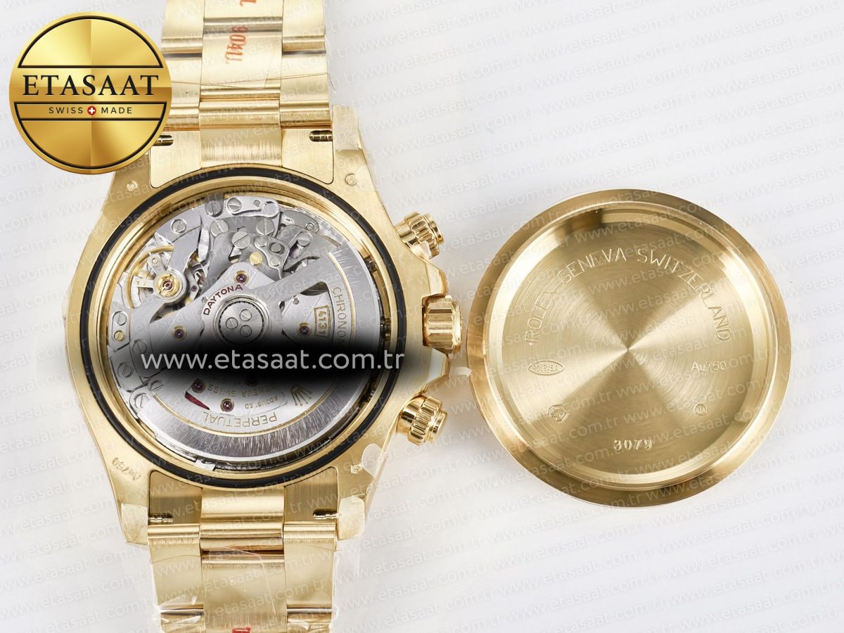 Rolex Daytona 126508 YG Clean 1:1 Best Edition YG/Black Dial on YG Bracelet Super Clone DD4131 - Görsel 19