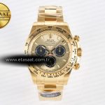 Rolex Daytona 126508 YG Clean YG/Siyah Kadran DD4131 Eta Saat - Görsel 3 - 1:1 Süper Klon Saat