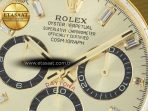 Rolex Daytona 126508 YG QF 1:1 Best Edition YG/Black Dial Crystal Markers On YG Bracelet SH4131 V6 (Gain Weight) - Görsel 10