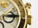 Rolex Daytona 126508 YG QF 1:1 Best Edition YG/Black Dial Crystal Markers On YG Bracelet SH4131 V6 (Gain Weight) - Görsel 11