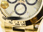 Rolex Daytona 126508 YG QF 1:1 Best Edition YG/Black Dial Crystal Markers On YG Bracelet SH4131 V6 (Gain Weight) - Görsel 12