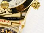 Rolex Daytona 126508 YG QF 1:1 Best Edition YG/Black Dial Crystal Markers On YG Bracelet SH4131 V6 (Gain Weight) - Görsel 14