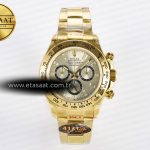 Rolex Daytona 126508 YG QF YG/Siyah Kadran Kristal Ağır Eta Saat - Görsel 3 - 1:1 Süper Klon Saat
