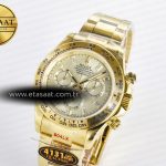 Rolex Daytona 126508 YG QF 1:1 Best Edition YG Dial Crystal Markers On YG Bracelet SH4131 V6 (Gain Weight)