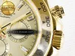 Rolex Daytona 126508 YG QF 1:1 Best Edition YG Dial Crystal Markers On YG Bracelet SH4131 V6 (Gain Weight) - Görsel 11