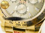 Rolex Daytona 126508 YG QF 1:1 Best Edition YG Dial Crystal Markers On YG Bracelet SH4131 V6 (Gain Weight) - Görsel 13