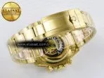 Rolex Daytona 126508 YG QF 1:1 Best Edition YG Dial Crystal Markers On YG Bracelet SH4131 V6 (Gain Weight) - Görsel 16