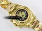 Rolex Daytona 126508 YG QF 1:1 Best Edition YG Dial Crystal Markers On YG Bracelet SH4131 V6 (Gain Weight) - Görsel 17