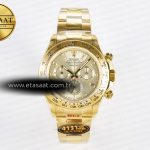 Rolex Daytona 126508 YG QF Altın Kadran Kristal Ağır Kasa Eta Saat - Görsel 3 - 1:1 Süper Klon Saat