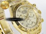 Rolex Daytona 126508 YG QF 1:1 Best Edition YG Dial Crystal Markers On YG Bracelet SH4131 V6 (Gain Weight) - Görsel 5