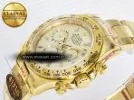 Rolex Daytona 126508 YG QF 1:1 Best Edition YG Dial Crystal Markers On YG Bracelet SH4131 V6 (Gain Weight) - Görsel 6