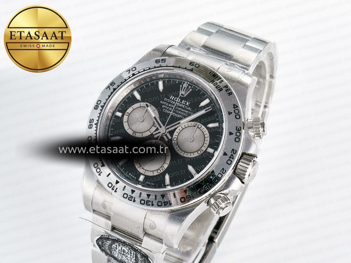 Rolex Daytona 126509 Clean 1:1 Best Edition Black/SS Dial on SS Bracelet SH4131 - Görsel 1