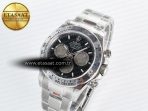 Rolex Daytona 126509 QF 1:1 Best Edition Black/Silver Dial on SS Braclet SH4131 V5