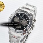 Rolex Daytona 126509 QF 1:1 Best Edition Black/Silver Dial on SS Braclet SH4131 V5