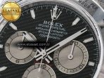 Rolex Daytona 126509 QF 1:1 Best Edition Black/Silver Dial on SS Braclet SH4131 V5 - Görsel 10