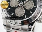 Rolex Daytona 126509 QF 1:1 Best Edition Black/Silver Dial on SS Braclet SH4131 V5 - Görsel 12