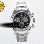 Rolex Daytona 126509 QF Siyah/Gümüş Kadran SH4131 Eta Saat - Görsel 3 - 1:1 Süper Klon Saat