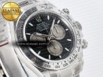 Rolex Daytona 126509 QF 1:1 Best Edition Black/Silver Dial on SS Braclet SH4131 V5 - Görsel 5