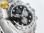 Rolex Daytona 126509 QF 1:1 Best Edition Black/Silver Diamonds Dial on SS Braclet SH4131 V5 - Görsel 5