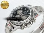 Rolex Daytona 126509 QF 1:1 Best Edition Black/Silver Diamonds Dial on SS Braclet SH4131 V5 - Görsel 6
